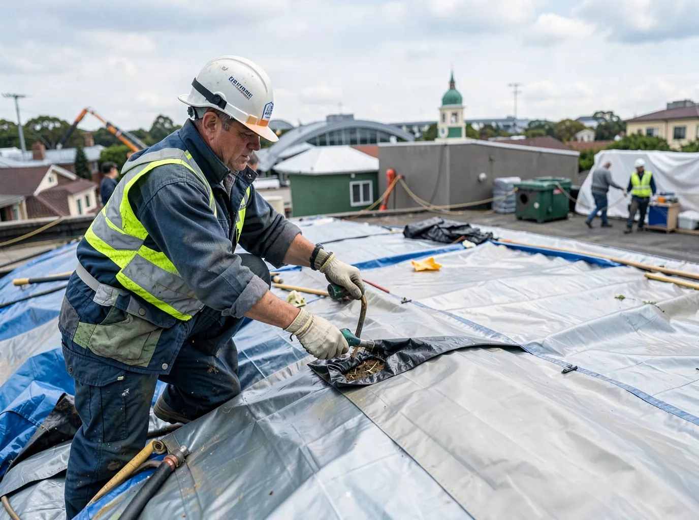 Emergency Roof Tarping in Victoria